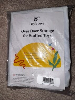 Lilly’s Love White Over Door Storage for Stuffed Toys